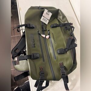 🆕 RGD Vertipack Olive Green Waterproof Roll-Top Backpack